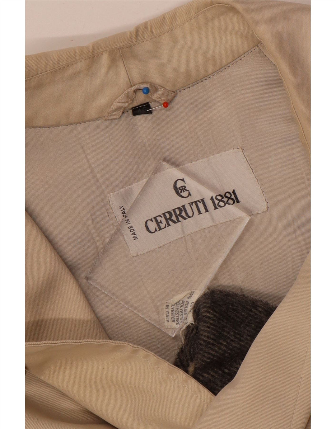 Pardesiu Cerruti 1881 Bărbați IT 46 Bumbac Bej Mic