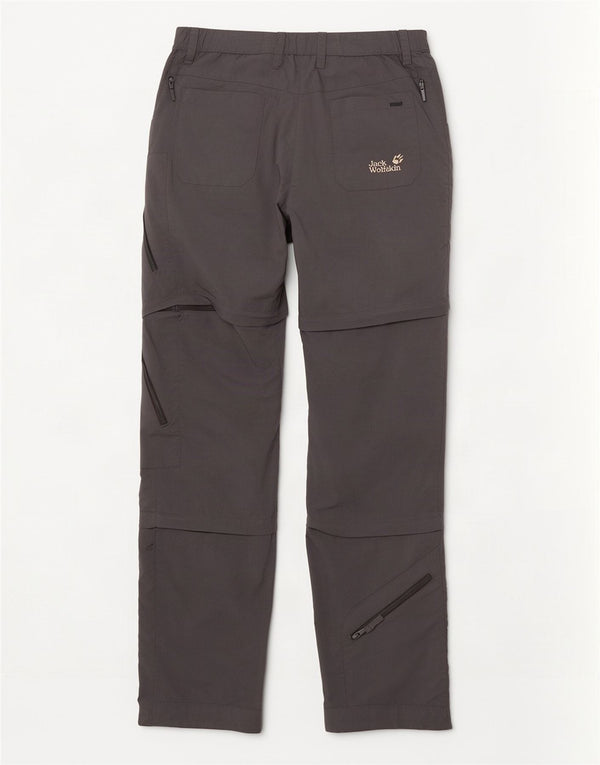 Jack Wolfskin Pantaloni cargo drepti pentru femei UK 12/14 Medium W30 L33 Gri