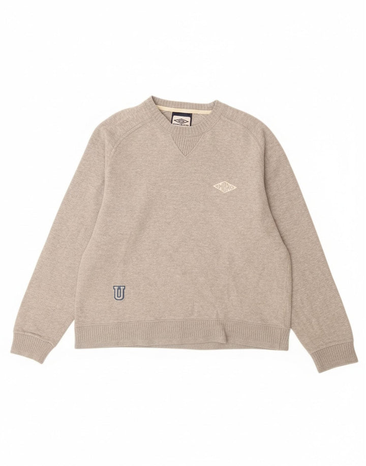 Pulover pentru bărbați Umbro UK 35/37 Bumbac gri mic