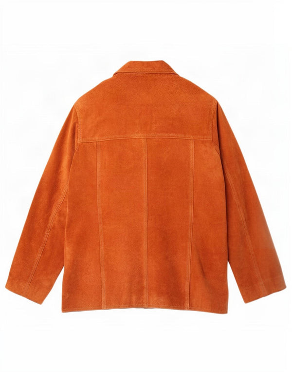 Jacheta de piele intoarsa pentru femei Studio UK 14, maro mediu, piele