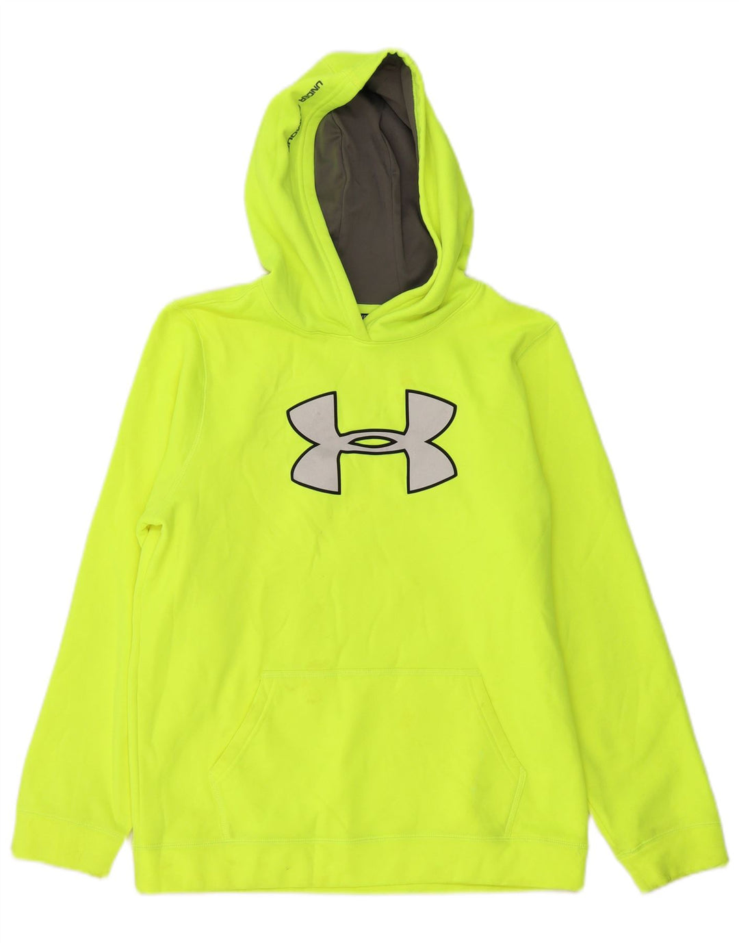 Pulover cu glugă grafic pentru băieți UNDER ARMOUR 13-14 ani XL verde