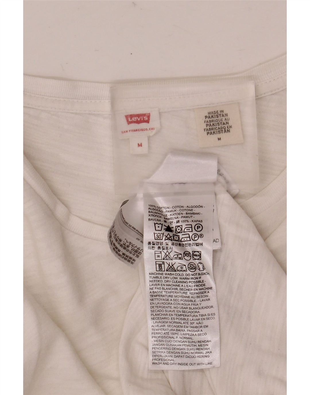 Tricou pentru femei Levi's Top UK 14 Medium White Bumbac