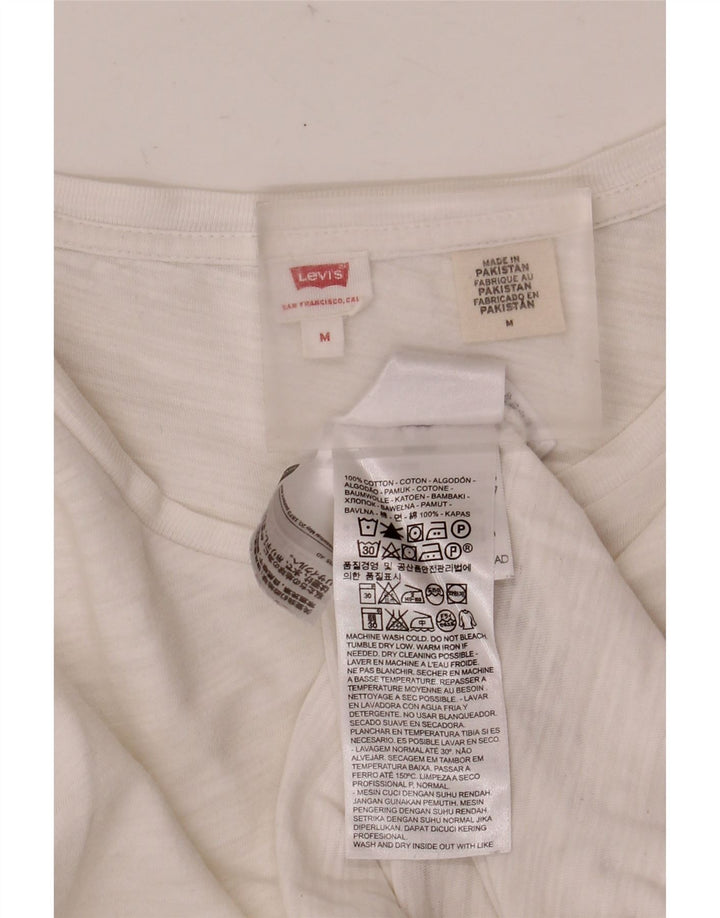 Tricou pentru femei Levi's Top UK 14 Medium White Bumbac