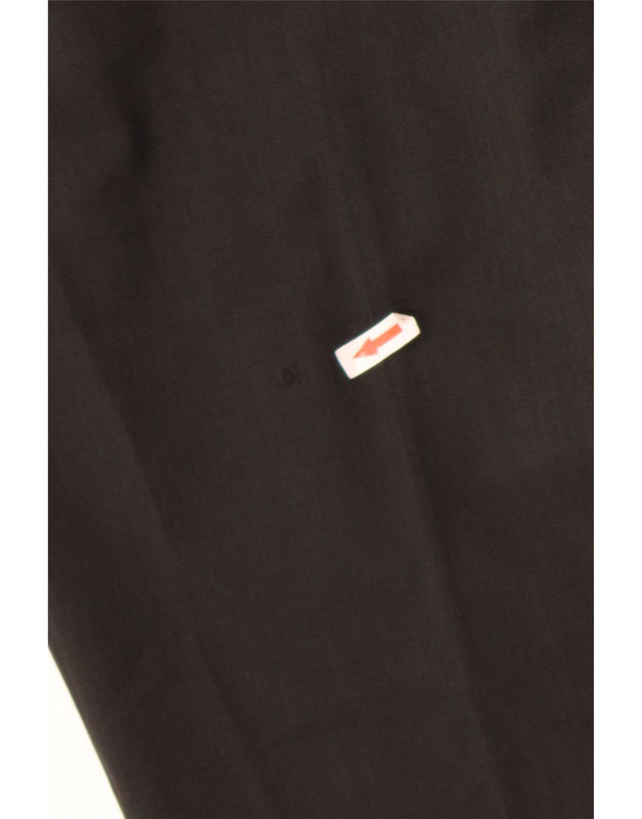 Pantaloni de costum drepți pentru bărbați Zara EU 44 Mari L34 L27 Poliester negru
