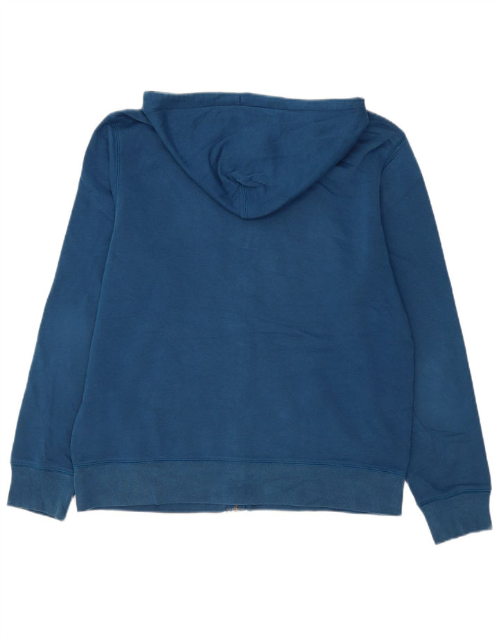 Gap Pulover cu capota cu fermoar grafic pentru bărbați, mare, albastru, bumbac