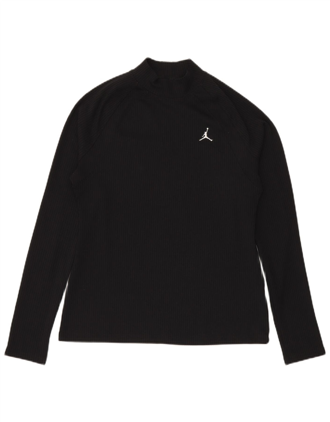 Tricot pentru femei Jordan Tight Fit Top cu mânecă lungă UK 16 Poliester negru mare