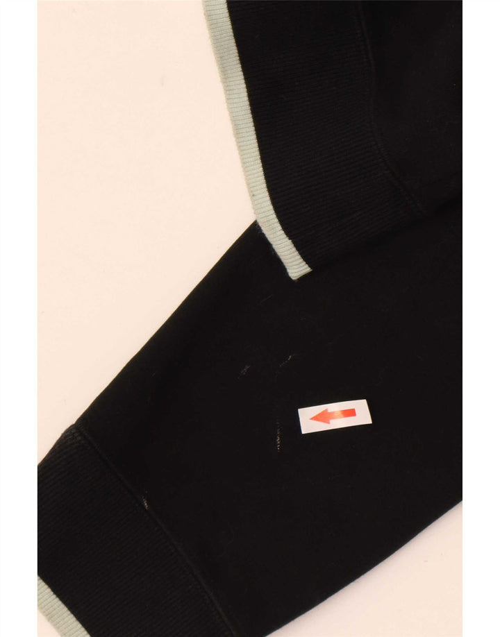 Jumper Adidas Crop Oversized Hoodie pentru femei UK 10 Small Negru Poliester