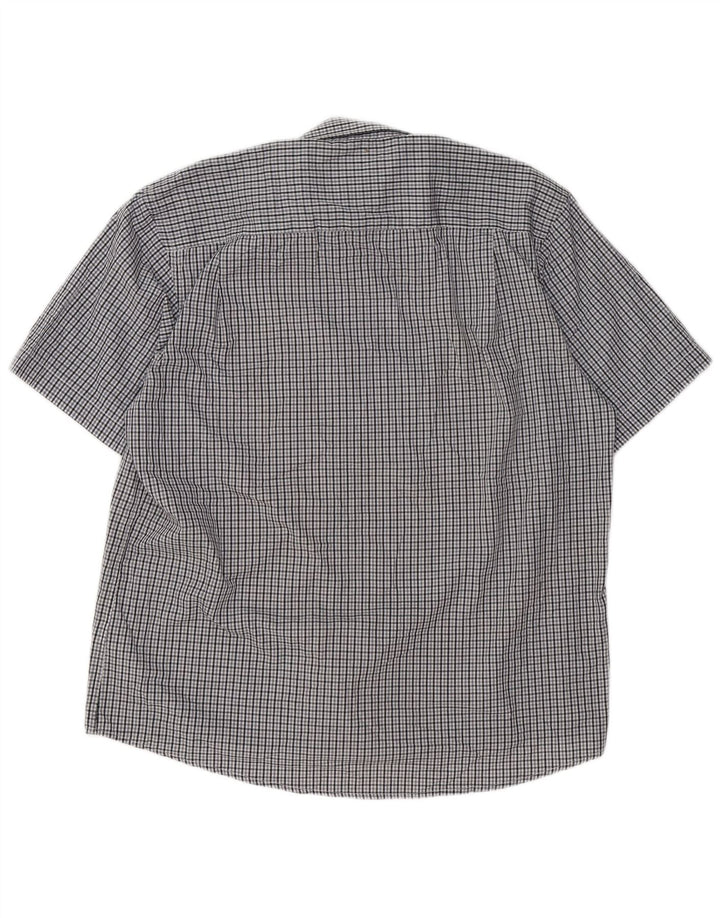 Cămașă pentru bărbați Pierre Cardin Regular Fit 3XL, poliester cu carouri gri