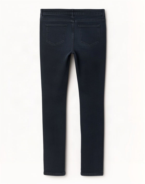 Fat Face, pantaloni slim casual pentru femei UK 12 Medium W30 L28 Bleumarin Bumbac