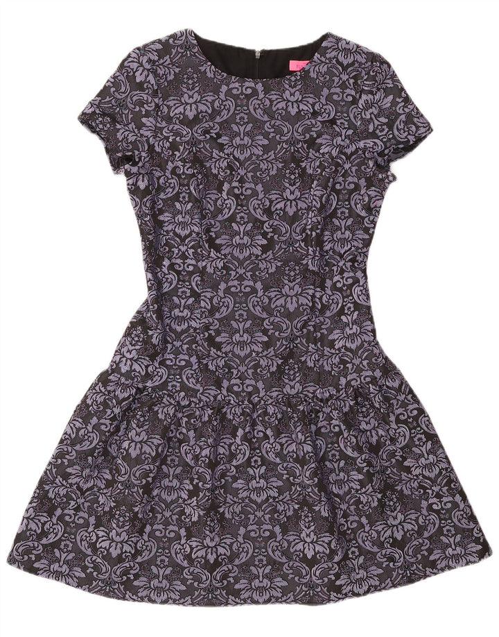 Rochie A-Line pentru femei Monsoon UK 10 Mic Gri Paisley Poliester
