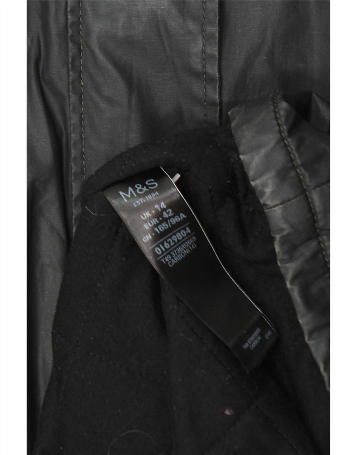 Jachetă Parka cu glugă pentru femei Marks & Spencer UK 14, mare, gri