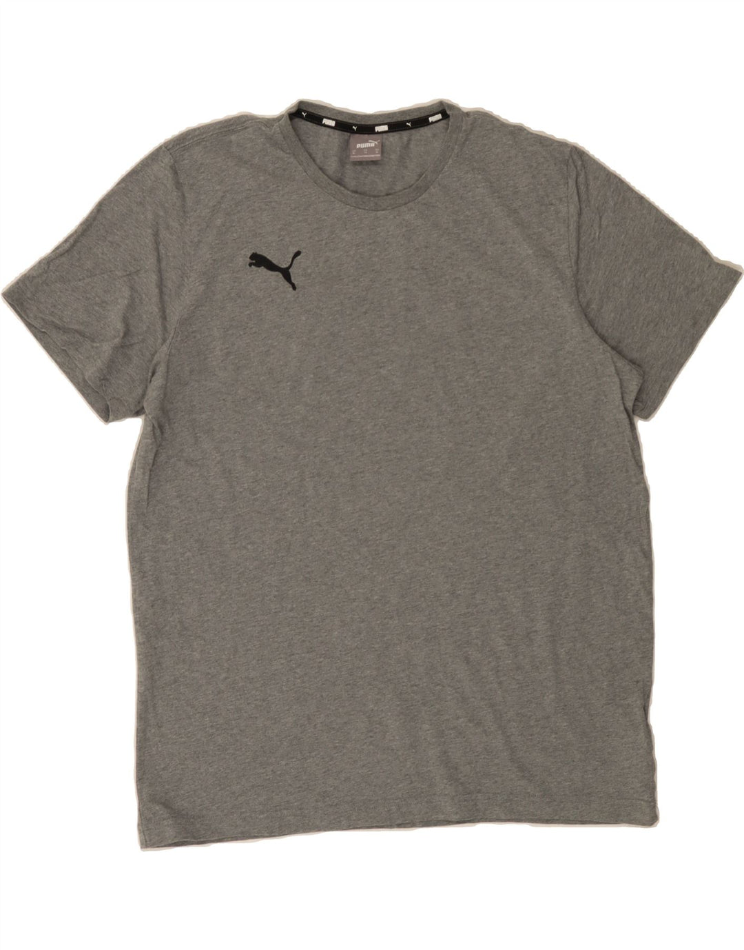 PUMA Mens T-Shirt Top XL Grey Cotton Vintage Puma and Second-Hand Puma from Messina Hembry 