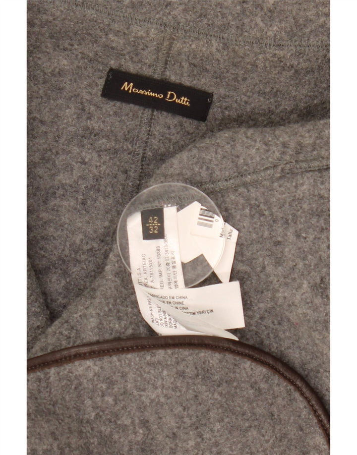 Massimo Dutti Jachetă pentru damă cu 2 nasturi UE 42 Lână mare gri