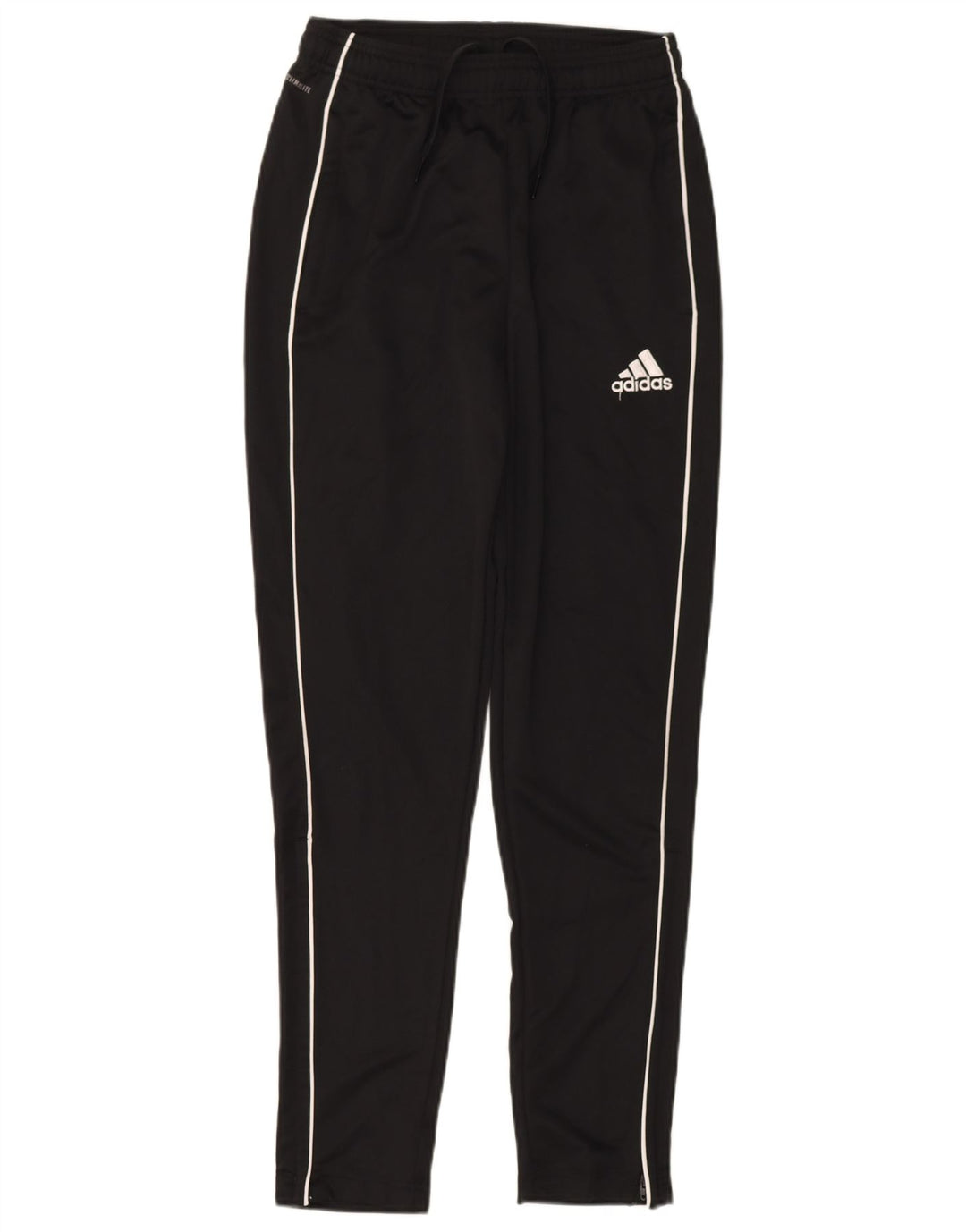 ADIDAS Boys Climalite Tracksuit Trousers 13-14 Years  Black