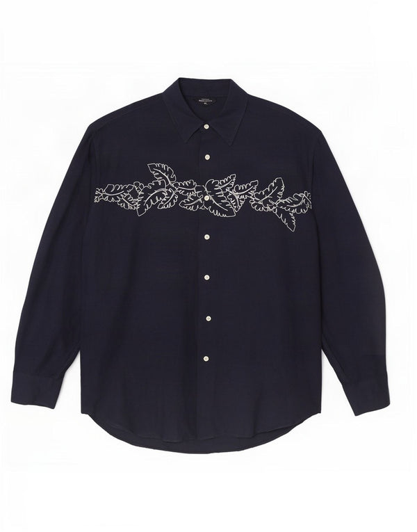 Cămașă pentru bărbați Nautica XL Bleumarin Floral In