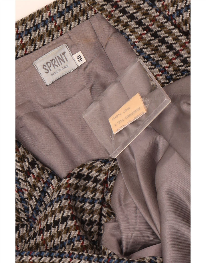 Jachetă vintage pentru femei cu 2 nasturi, IT 48 XL, picior de gală multicolor
