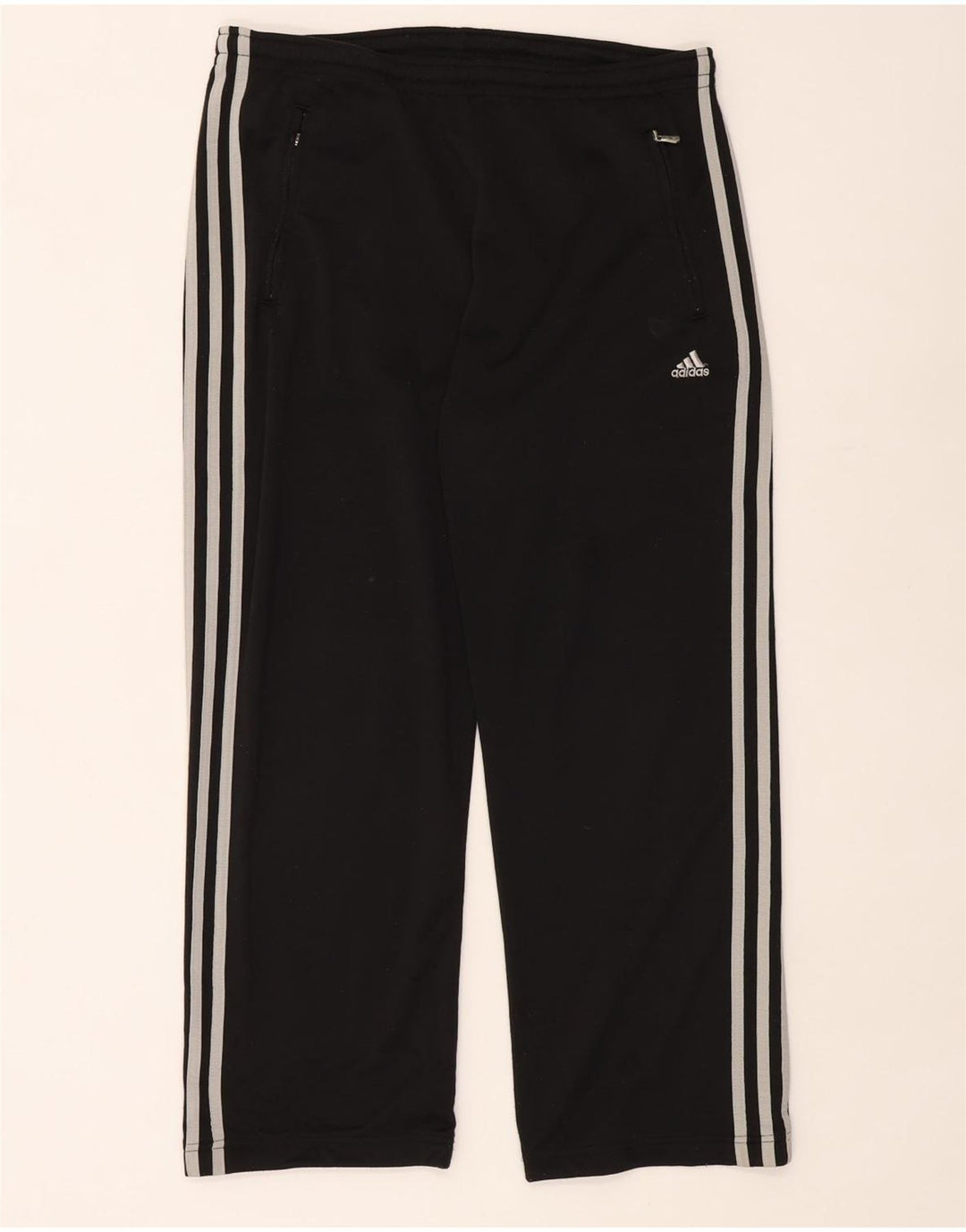 Pantaloni de trening Adidas pentru bărbați Marea Britanie 38/40 Poliester mediu negru