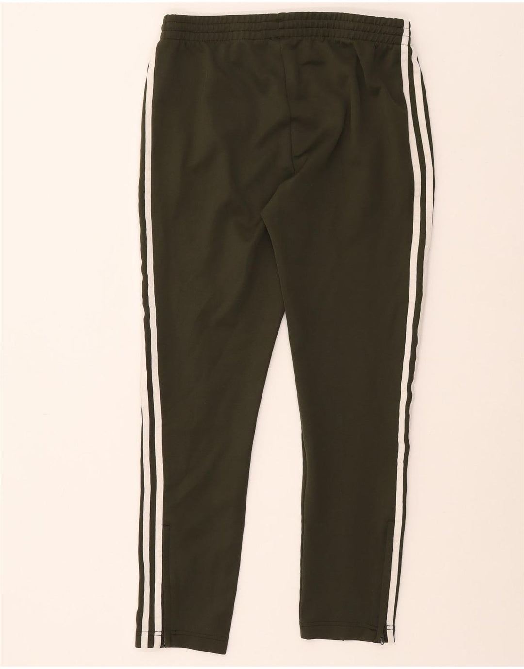 Pantaloni de trening ADIDAS pentru femei UK 14 Medium Kaki Poliester