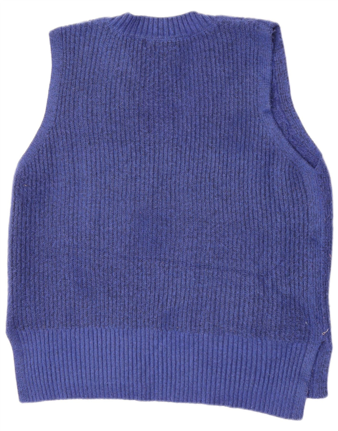 Marks & Spencer Womens Vest Tank Top UK 16 Large Blue Poliester