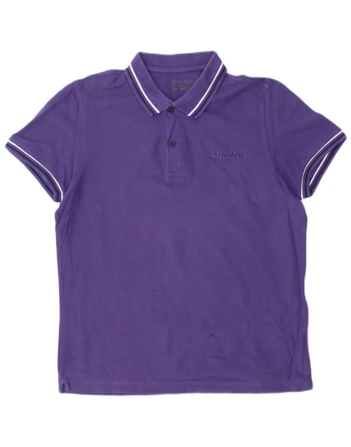 Tricou polo pentru bărbați LOTTO Mic Violet