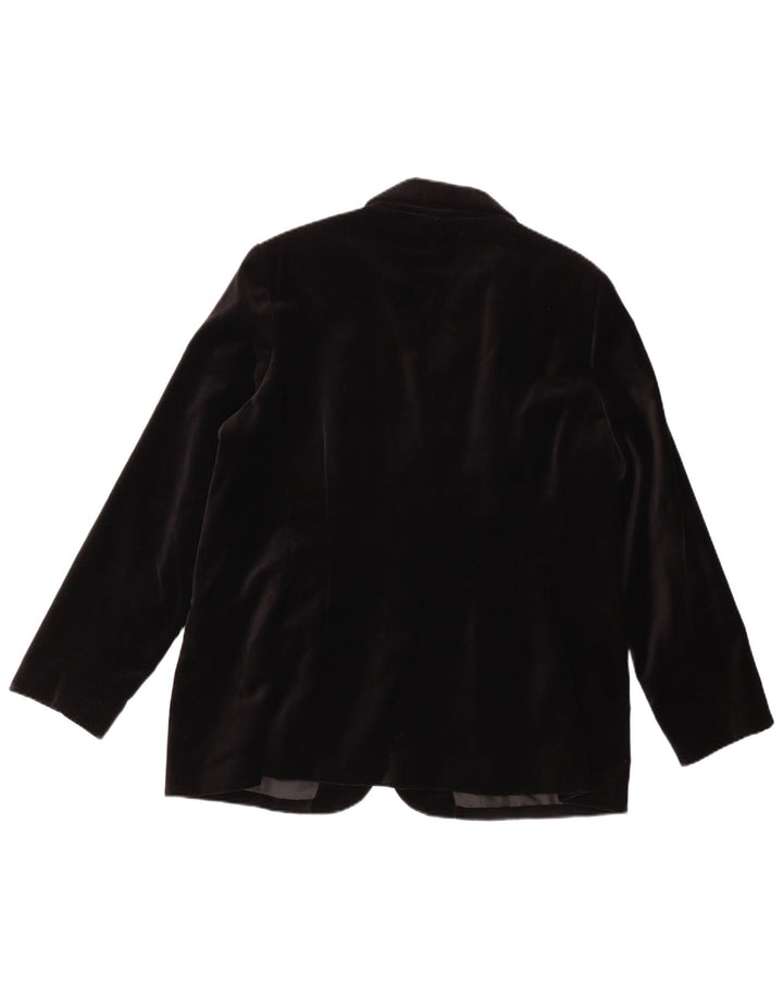 Jachetă pentru femei din catifea cu 2 nasturi, UK 22 3XL