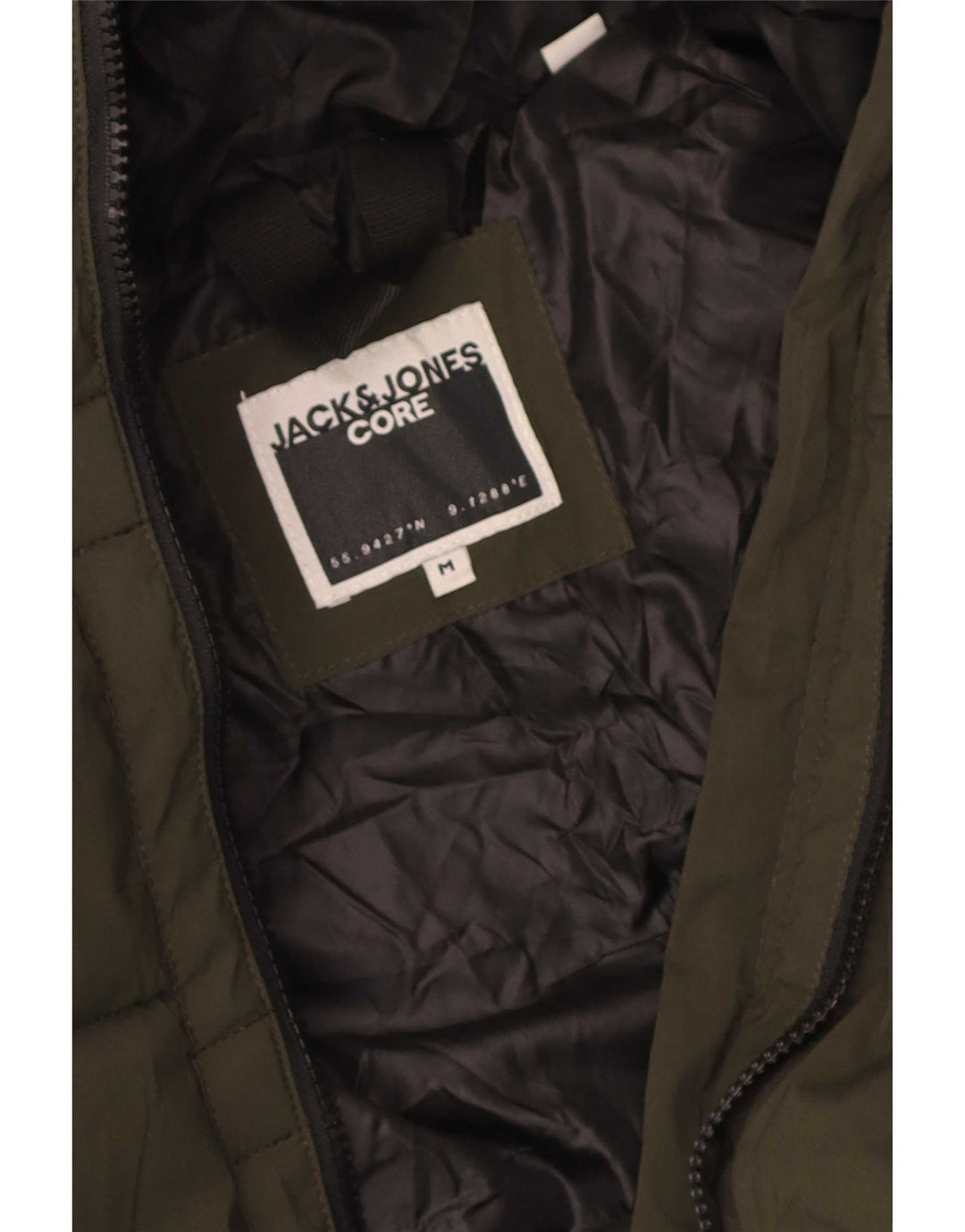 Jack & Jones jachetă cu glugă cu glugă pentru bărbați UK 38 verde mediu