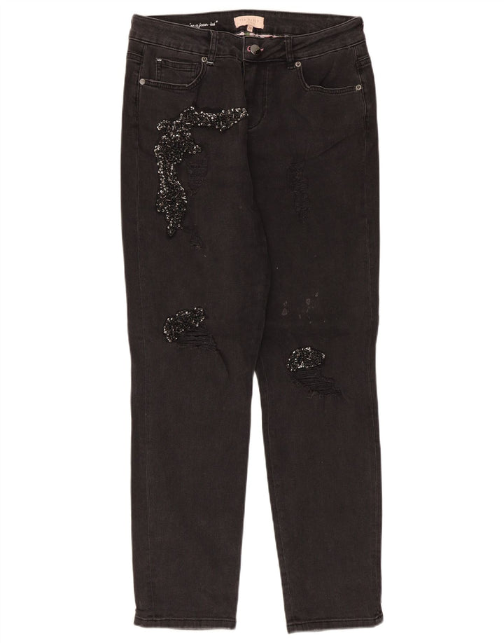 Blugi slim pentru femei Ted Baker L28 L28 bumbac negru