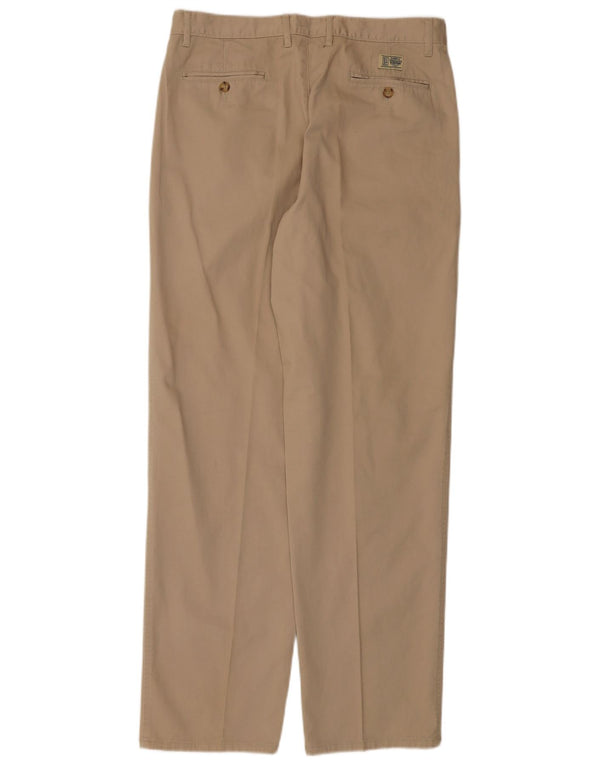 Pantaloni chino pentru bărbați Stefanel IT 50 Large W36 L33 Bej Bumbac