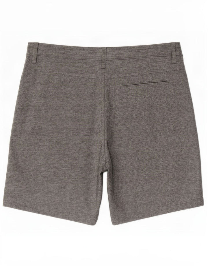 Pantaloni scurți chino Hurley pentru bărbați, mari W34, poliester cu pături gri