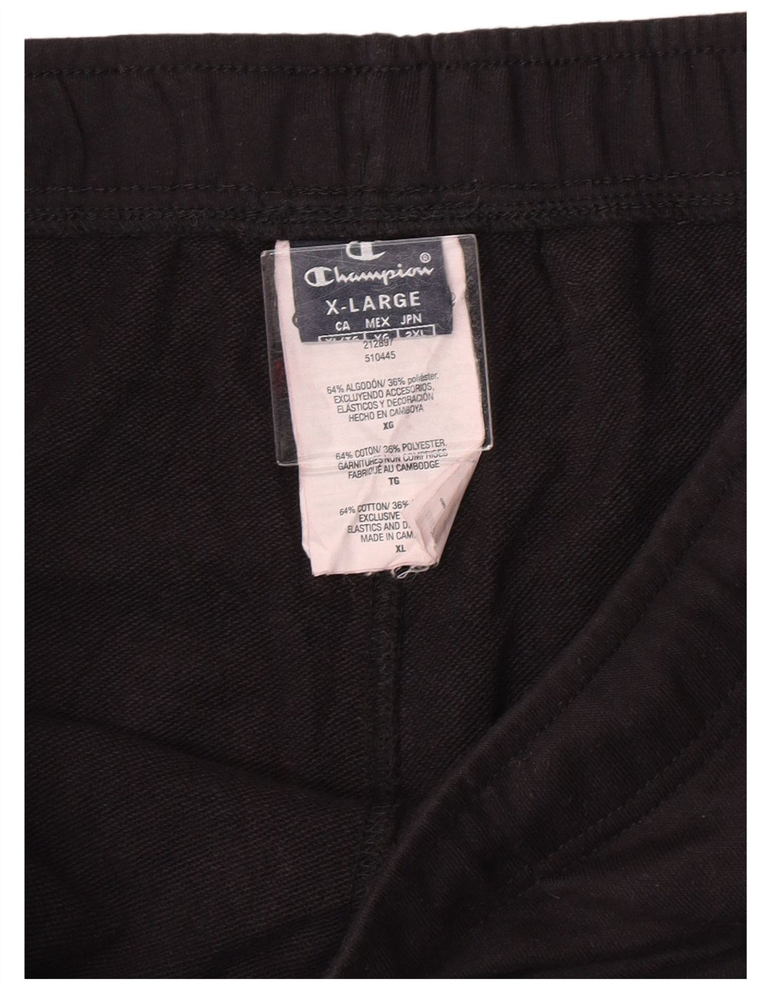 Pantaloni de trening pentru bărbați Champion Pantaloni de jogging XL Bumbac negru