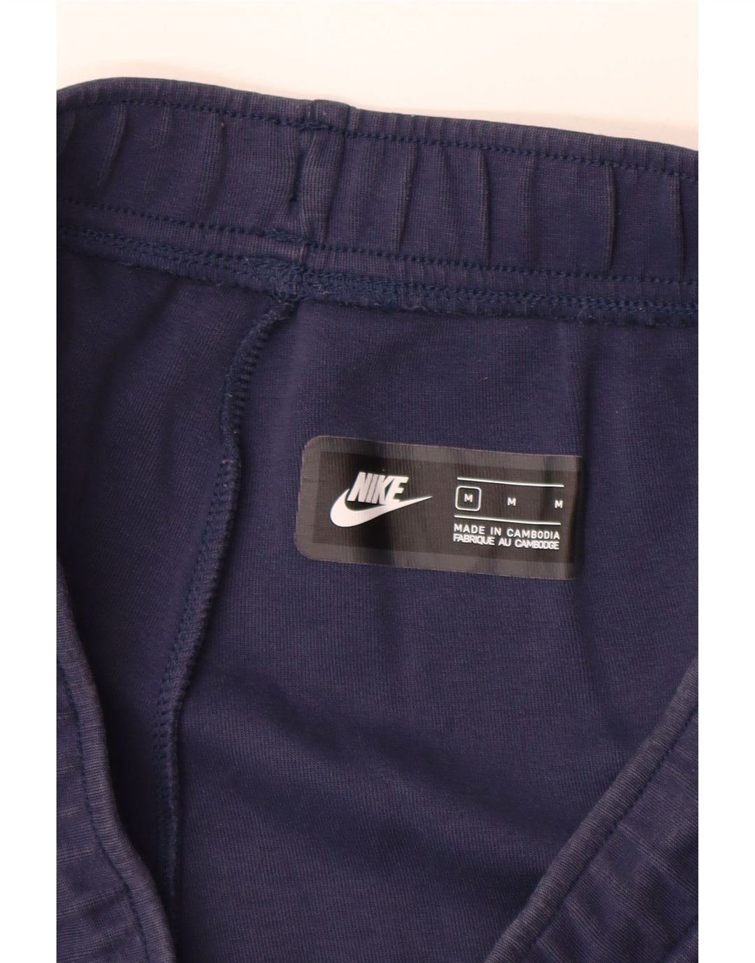 Pantaloni scurți sport Nike pentru bărbați, bumbac mediu, albastru bleumarin