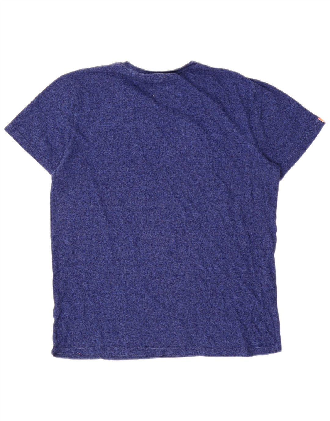 Tricou Superdry pentru bărbați Top mediu din bumbac cu pete albastru bleumarin