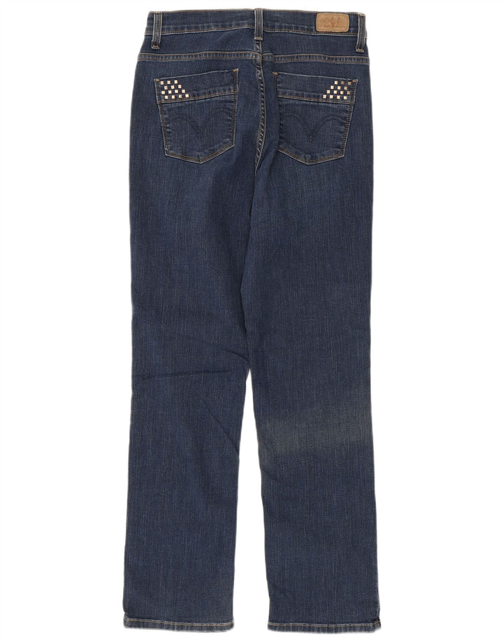Blugi drepti pentru femei Levi's 512 US 10 Large W28 L29 Bleumarin