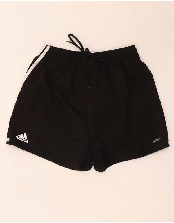 Pantaloni scurți sport Climalite Adidas pentru femei UK 8/10 Poliester negru mic