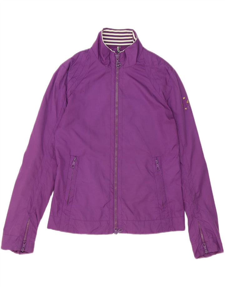 SERGIO TACCHINI Womens Windbreaker Jacket IT 44 Medium Purple Polyester Vintage Sergio Tacchini and Second-Hand Sergio Tacchini from Messina Hembry 