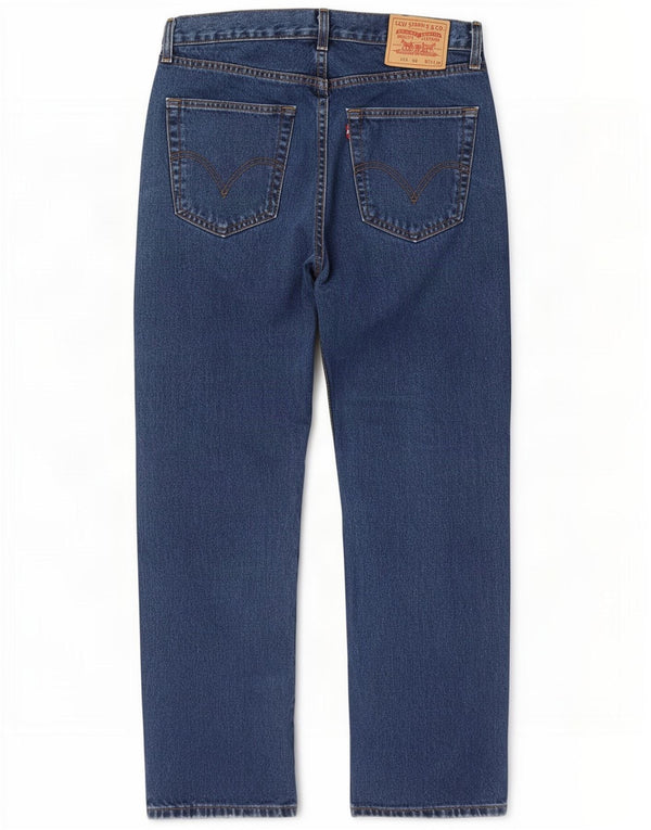 Blugi drepti pentru bărbați Levi's 753 W32 L30 bumbac bleumarin