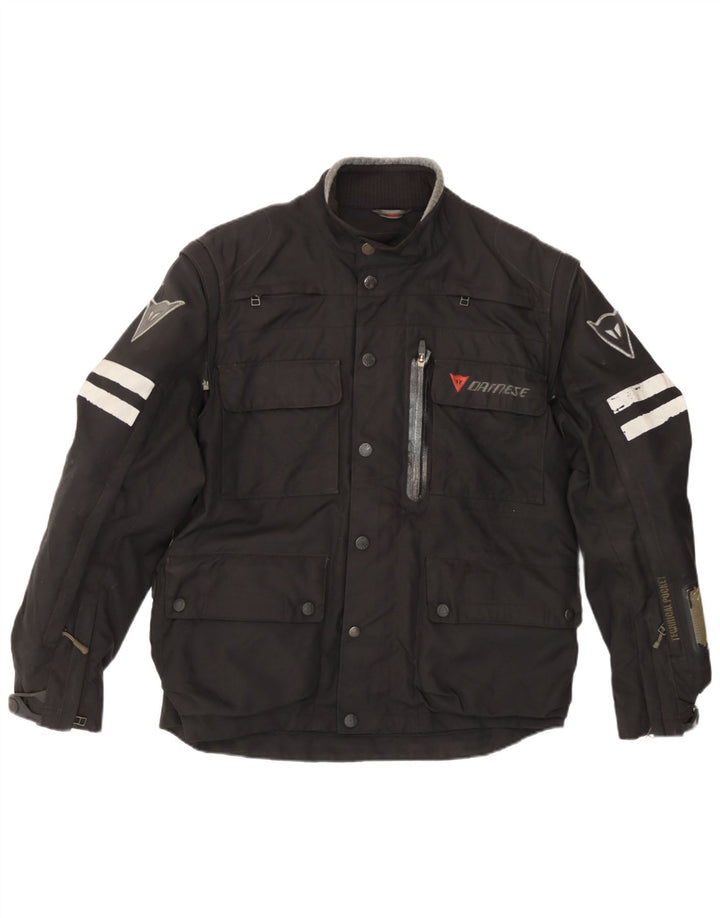 Jachetă Bomber Dainese Moto Racer pentru bărbați Mărimea 50 Medium Black Colorblock