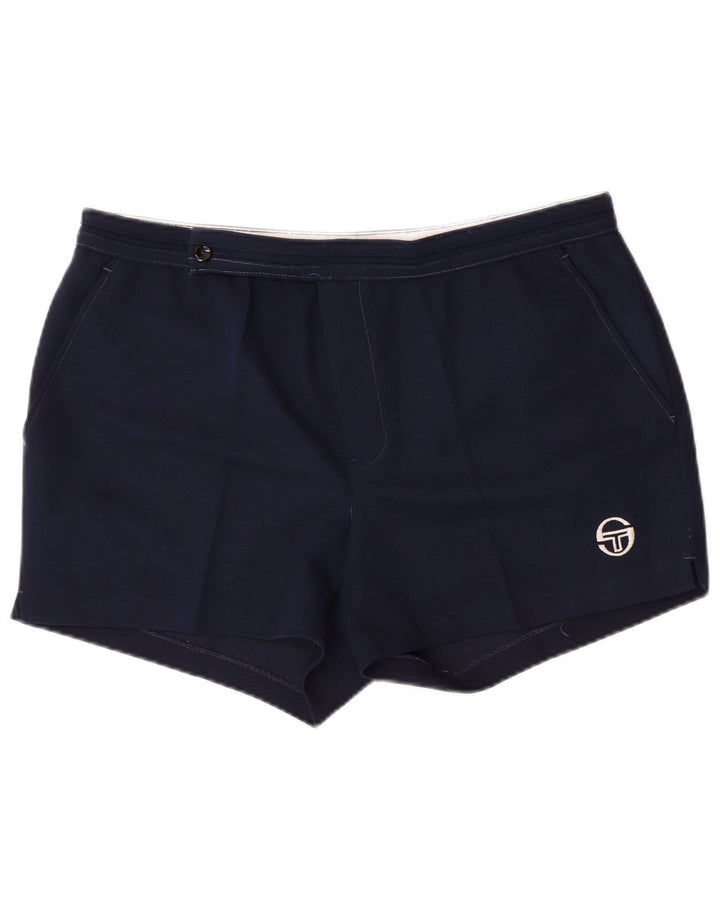 Pantaloni scurți chino pentru bărbați Sergio Tacchini W36 Large Bleumarin