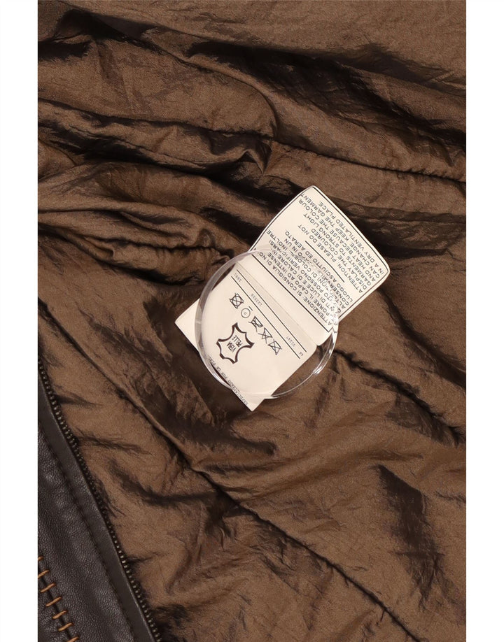 Geacă de piele pentru femei Mabrun IT 48 XL din piele neagră