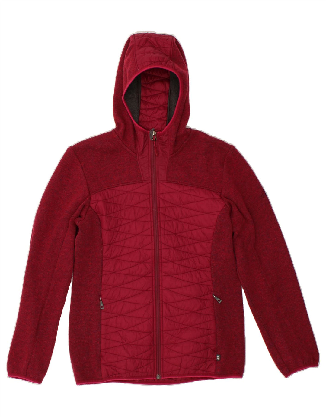 MCKINLEY Womens Zip Hoodie Sweater UK 10 Small Red Polyester Vintage McKinley and Second-Hand McKinley from Messina Hembry 