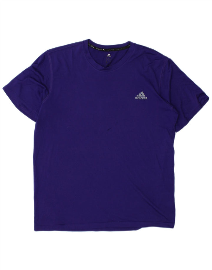 Tricou pentru bărbați ADIDAS Climalite Top Medium Purple Poliester