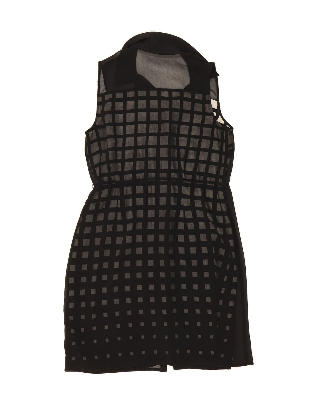 COAST Womens Sleeveless Sheath Dress UK 14 Large Black Geometric Polyester Vintage Coast and Second-Hand Coast from Messina Hembry 