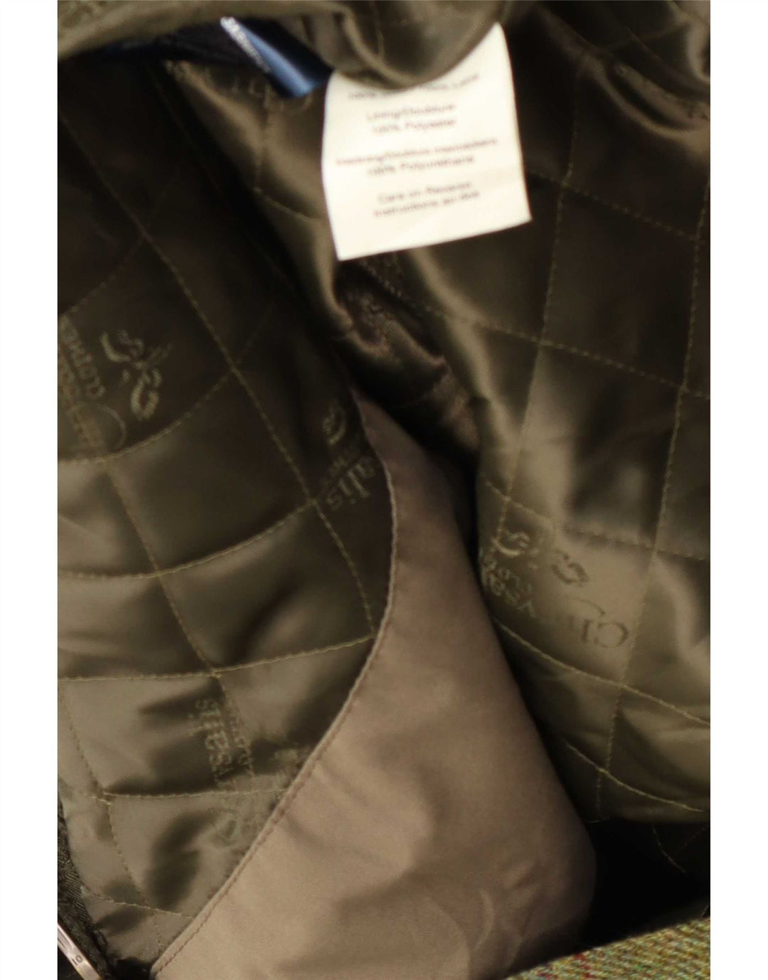 Jachetă pentru bărbați Chrysalis UK 44 2XL Lână carouri kaki