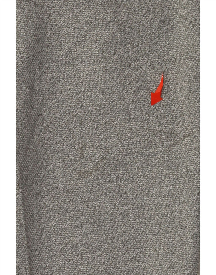 Pantaloni drepti pentru femei ZARA EU 40 Mediu L30 L26 Poliester gri