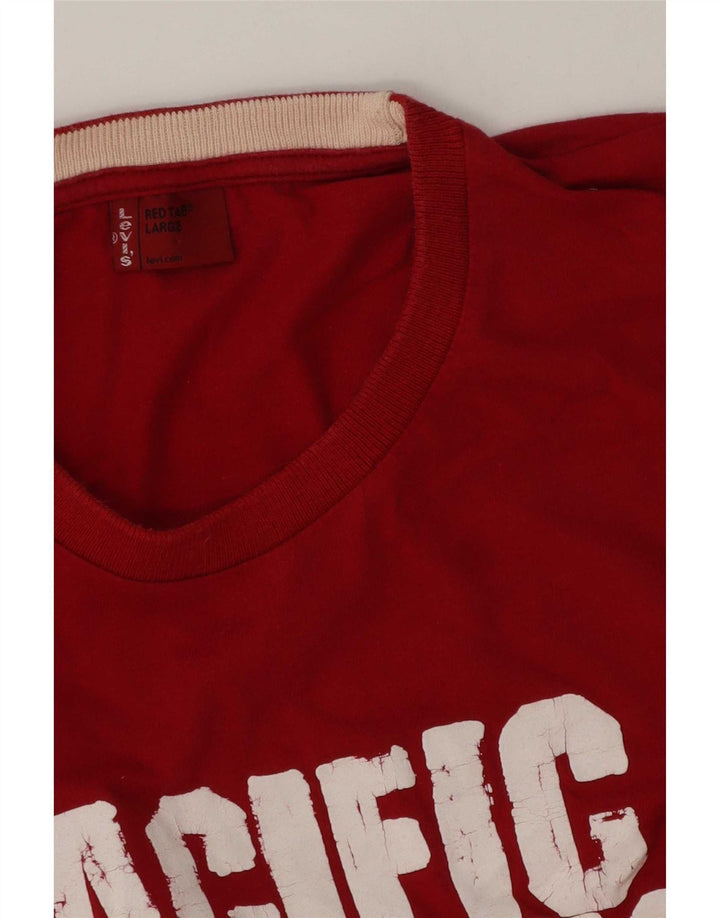 Tricou grafic pentru bărbați Levi's Top mare roșu