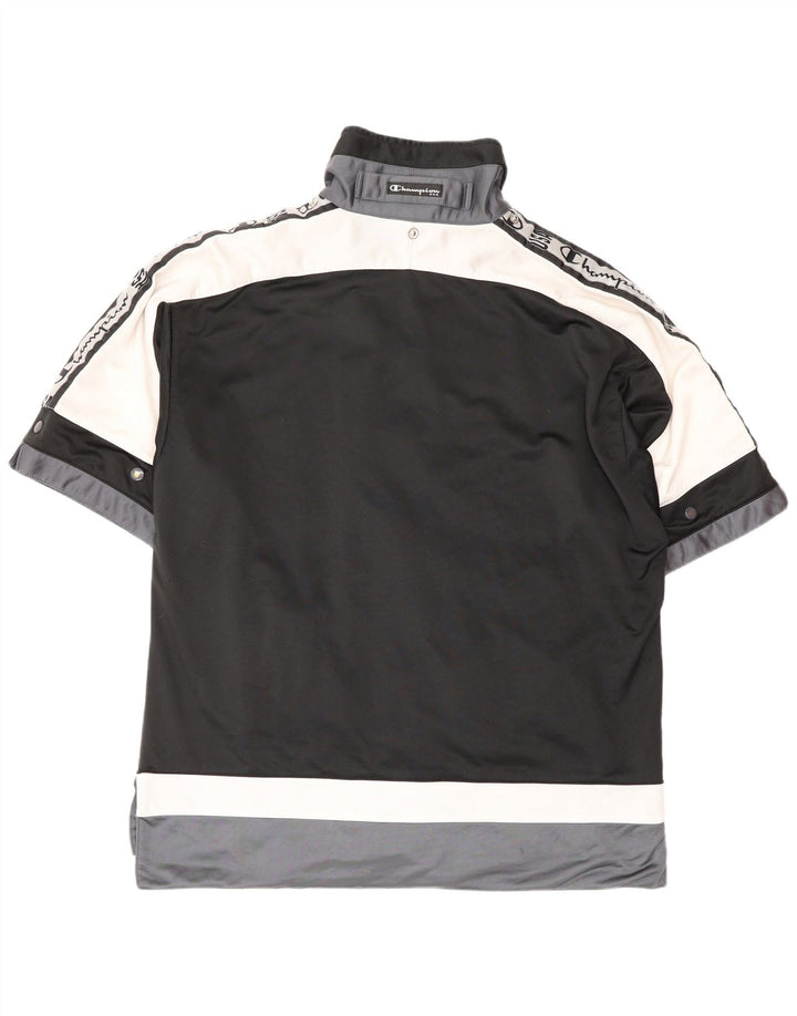 Jachetă de trening grafică pentru bărbați CHAMPION XL, negru, color block