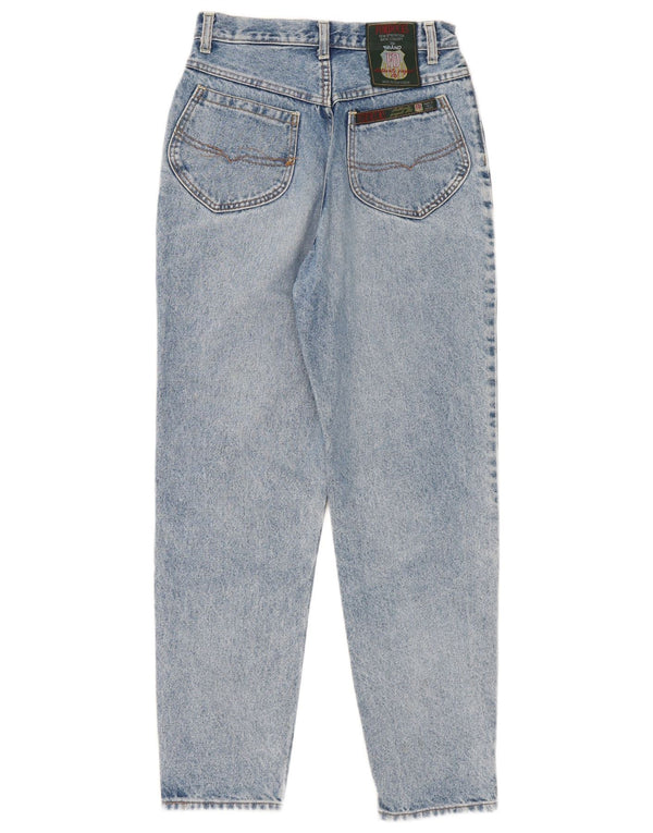 Fordocks Blugi conici pentru femei cu talie înaltă IT 42 Medium L26 L27 Bumbac albastru