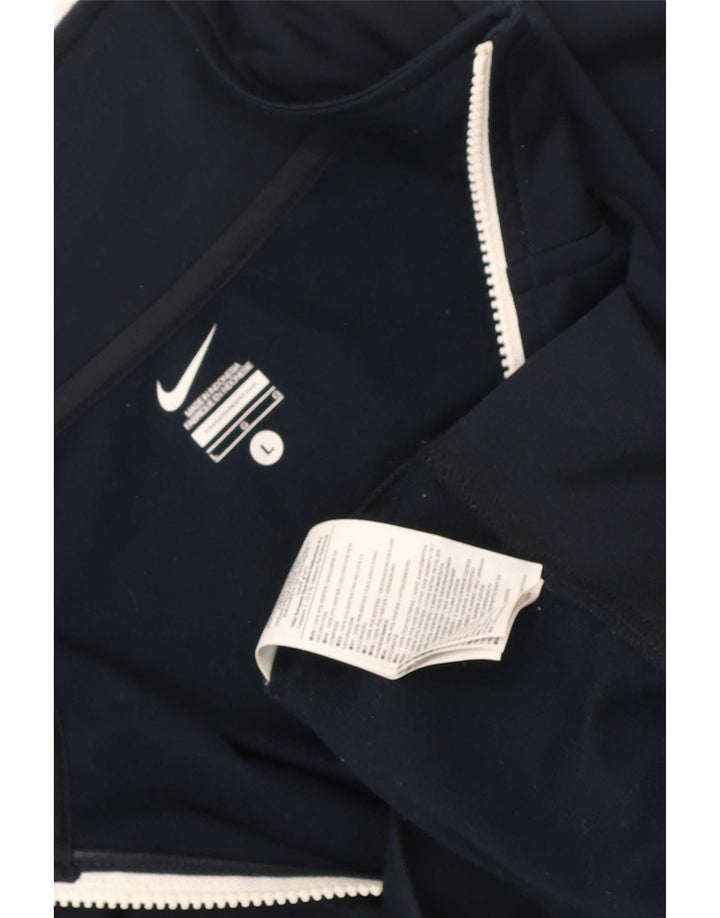 Jachetă de top pentru trening Nike pentru bărbați, cu formă regulată, mare, albastru bleumarin