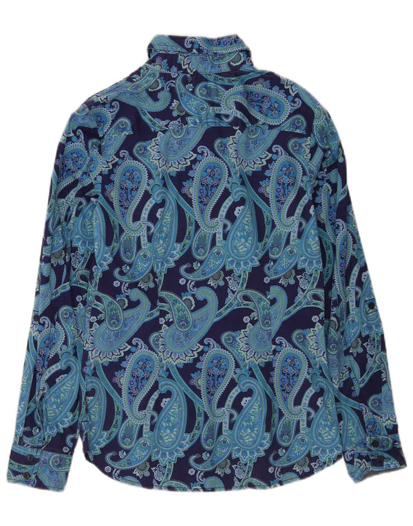 Cămașă pentru femei Tommy Hilfiger, cu croiala clasică, UK 10 Small Blue Paisley Modern