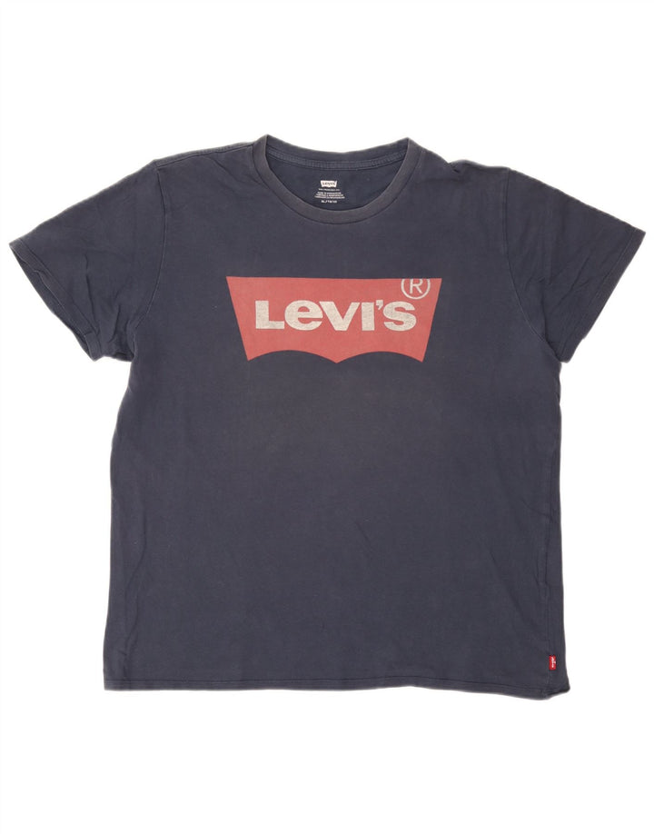 Tricou grafic pentru bărbați Levi's Top XL Bumbac bleumarin